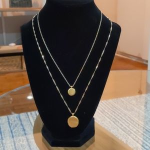 Set of Two Coin Necklaces - Madewell